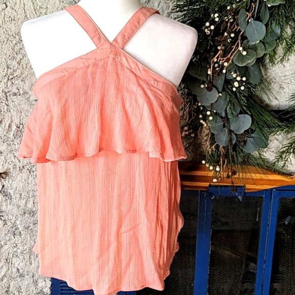 Maurices Tops - Maurices Peach Flowy Tank